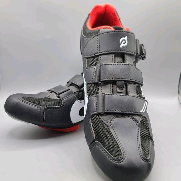 Peloton Men\'s Size EU 47 US 13 Black Cycling Shoes Black Red main image 12